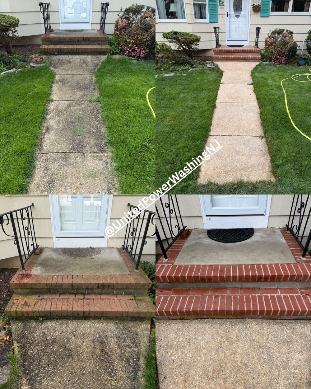 Walkway & brick steps